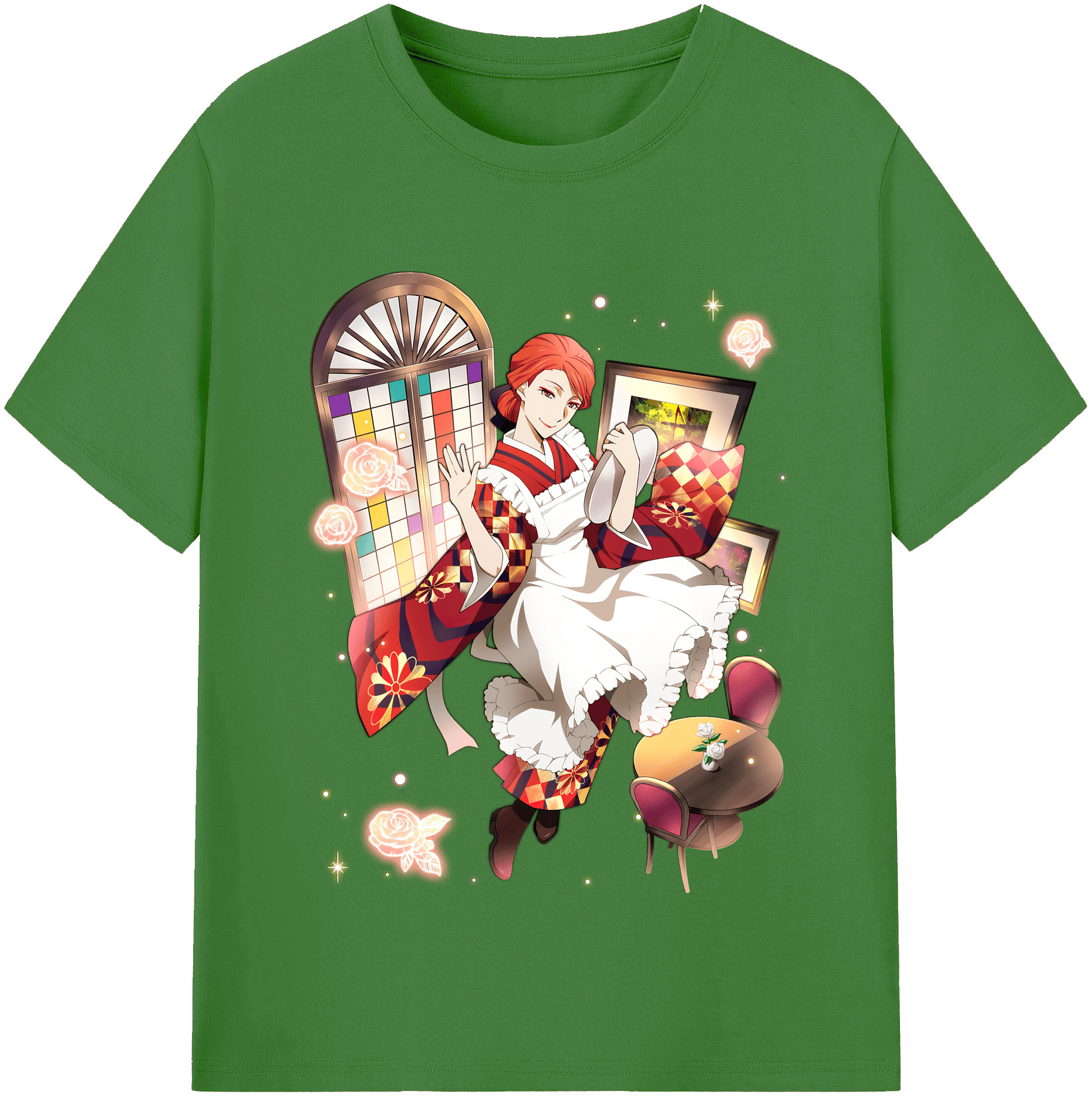 （画像用） 文豪ストレイドッグス Bungo Stray Dogs レディースカジュアルプリントTシャツ（綿100％）